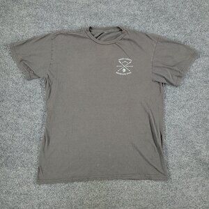 Sneauxdaze Shirt Men's Medium Gray Rocky Mountain High Graphic Tee Short Sleeve